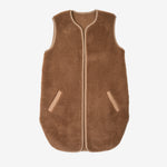 Merino Weste ''Pearl'' Dunkelbraun