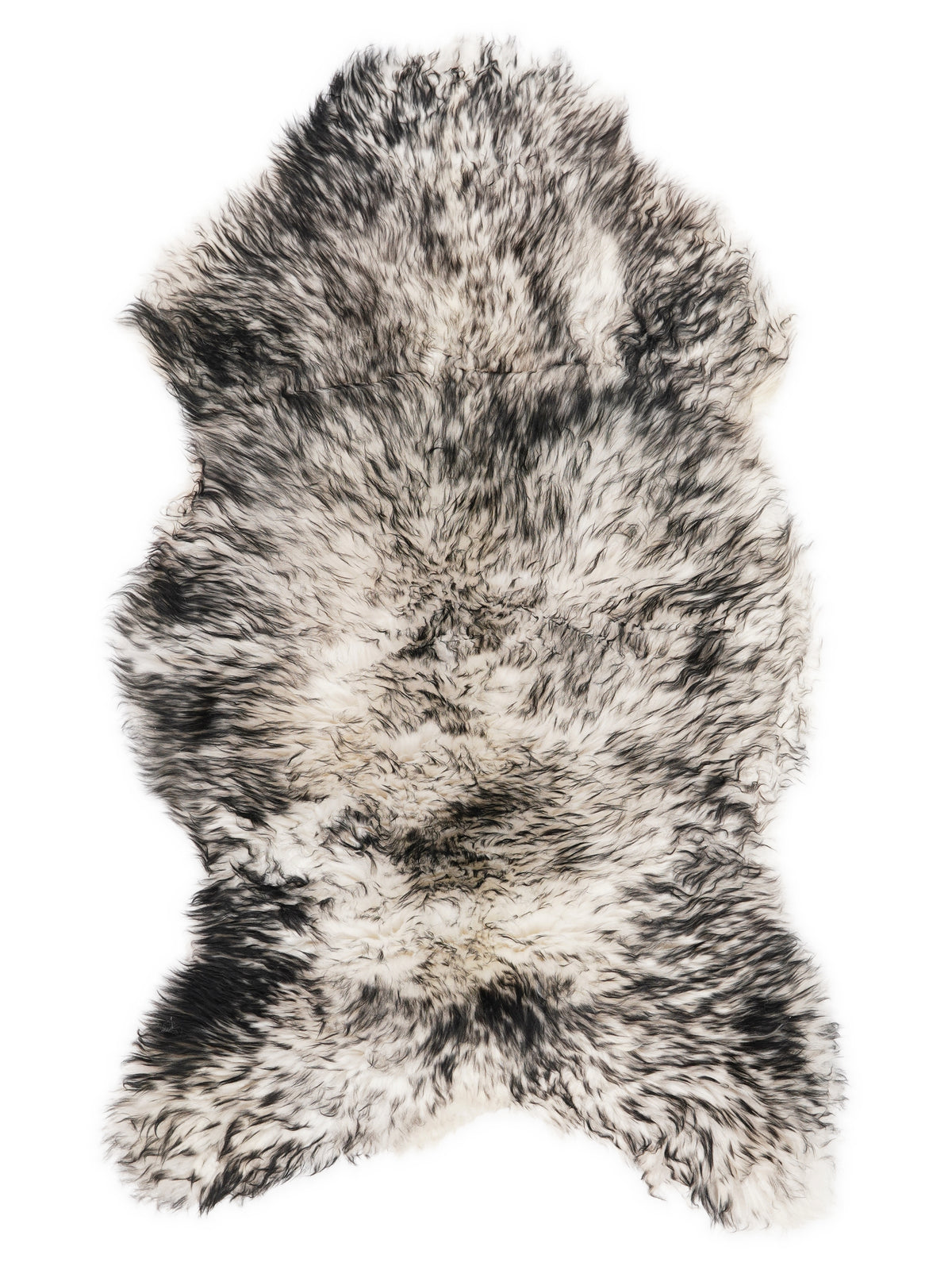 Mufflon Lammfell Schwarz XL