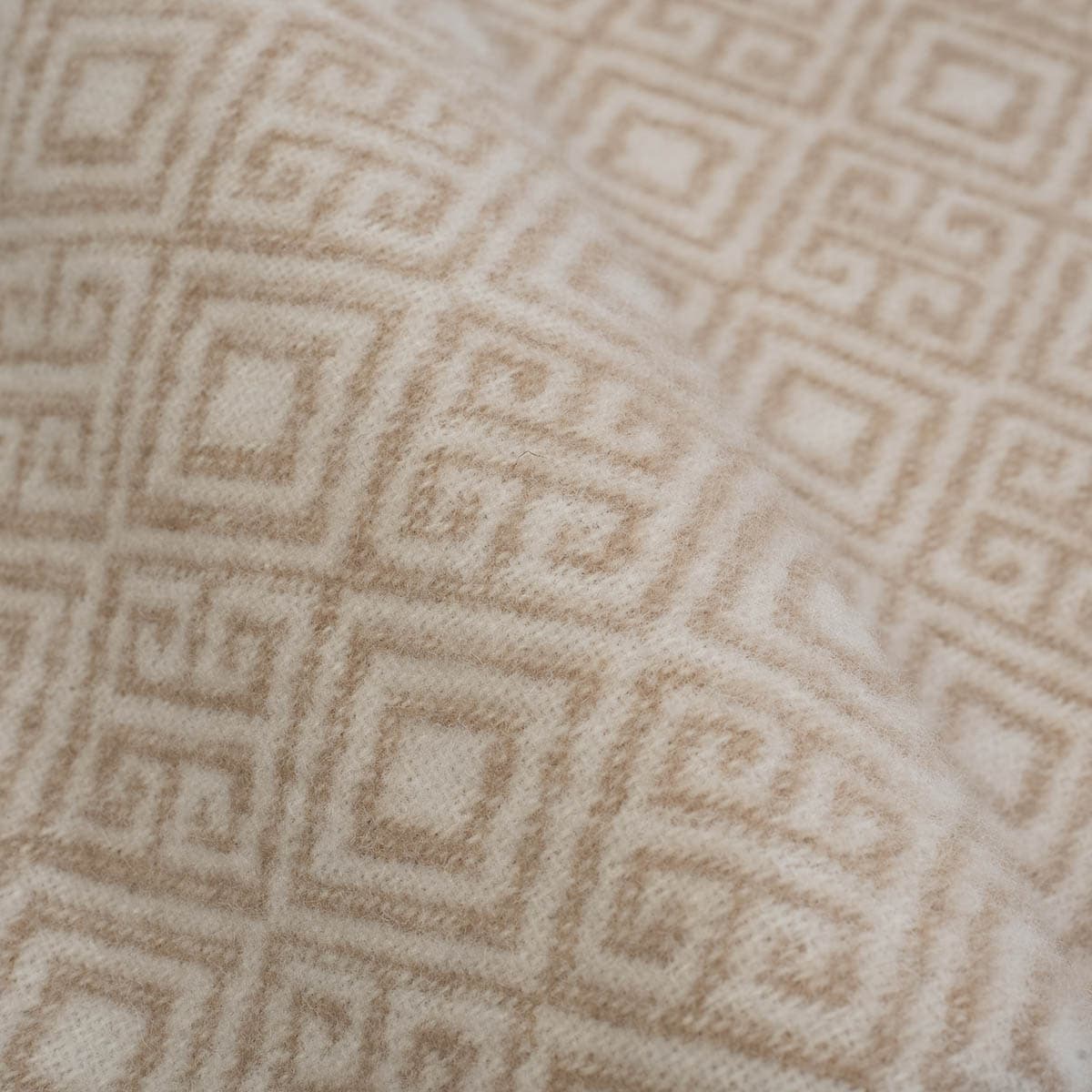 Plaid „Sirtaki“ aus Merinowolle
