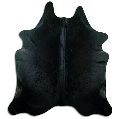 Schwarzes Kuhfell XXL