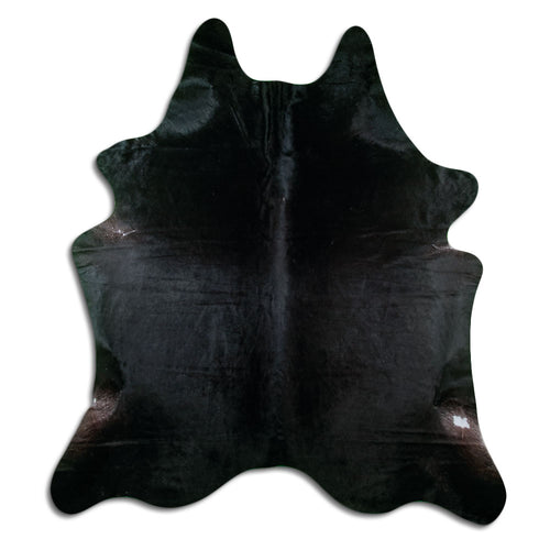 Schwarzes Kuhfell XL