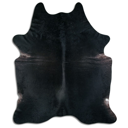Schwarzes Kuhfell XXL