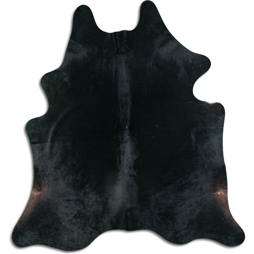 Schwarzes Kuhfell L