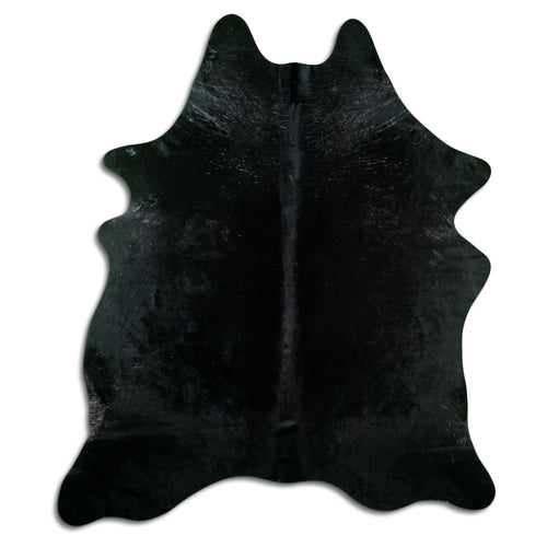 Schwarzes Kuhfell XL