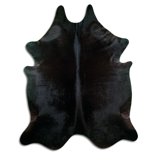 Schwarzes Kuhfell XXL