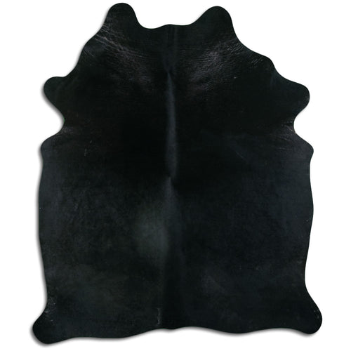 Schwarzes Kuhfell L