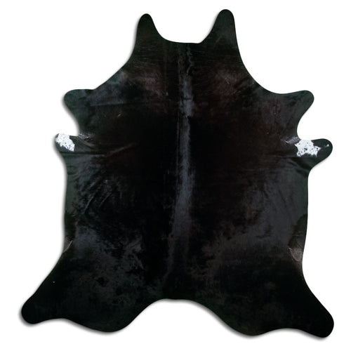 Schwarzes Kuhfell XXL