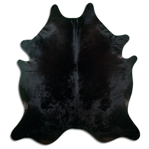 Schwarzes Kuhfell XXL