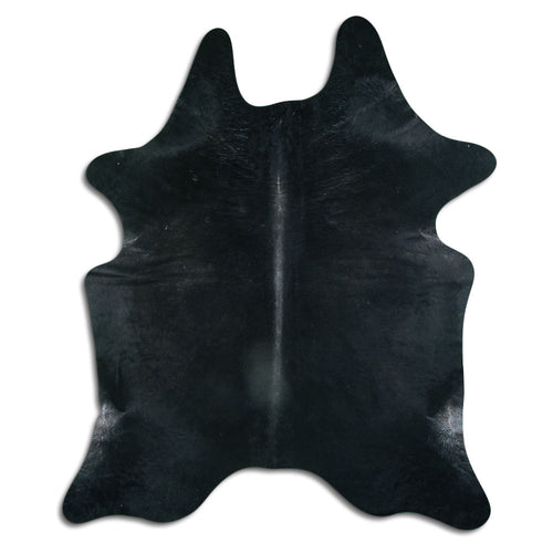 Schwarzes Kuhfell XXL
