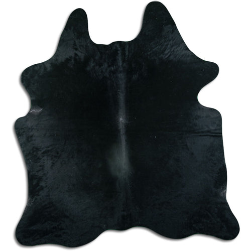 Schwarzes Kuhfell L