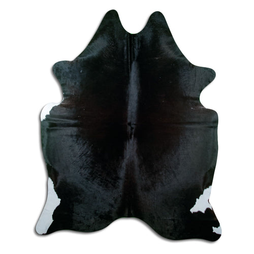Schwarzes Kuhfell XXL