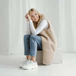 Merino Weste ''Pearl'' Beige