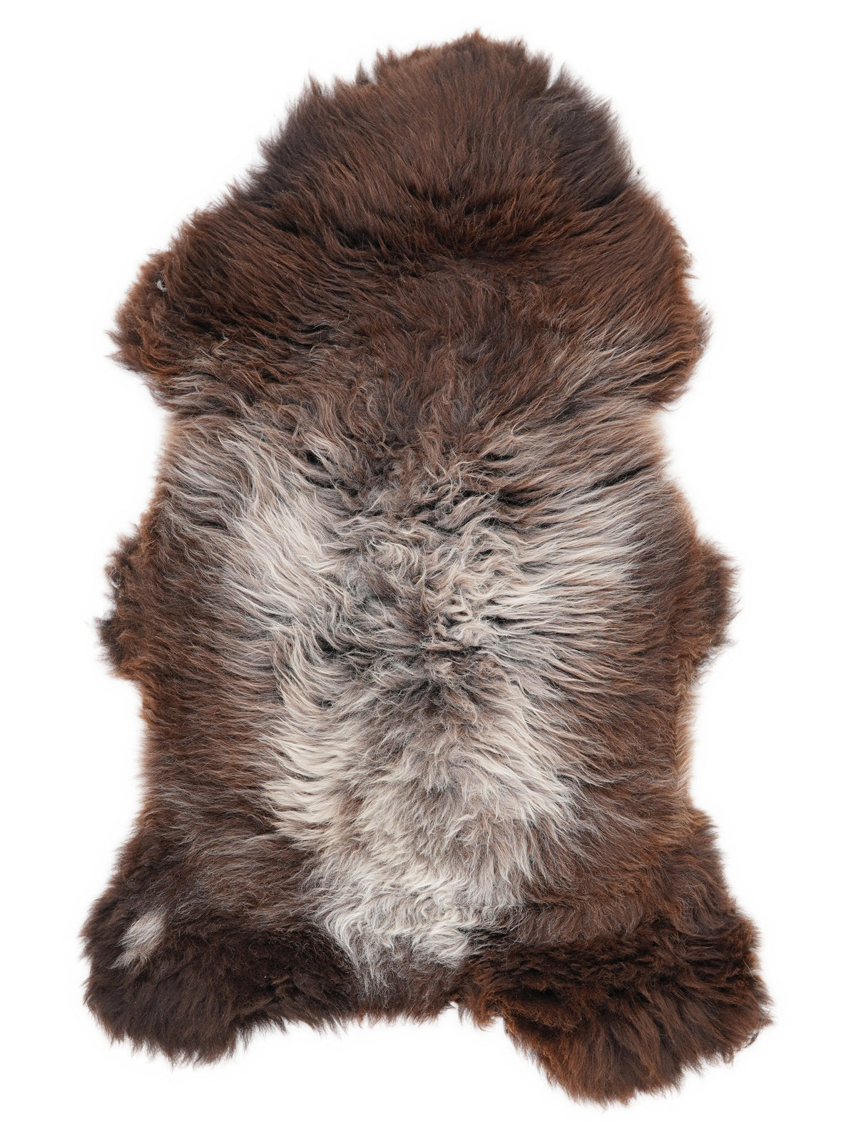 Mehrfarbiges Schaffell L