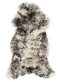 Mufflon Lammfell Schwarz XXL