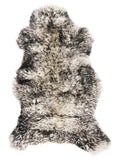 Mufflon Lammfell Schwarz XXL