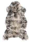 Mufflon Lammfell Schwarz XXL