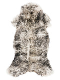 Mufflon Lammfell Schwarz XL