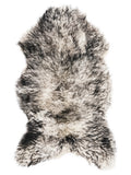 Mufflon Lammfell Schwarz XL