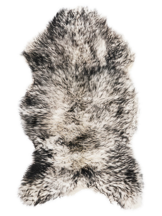 Mufflon Lammfell Schwarz XL