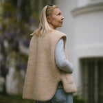 Merino Weste ''Island'' Beige