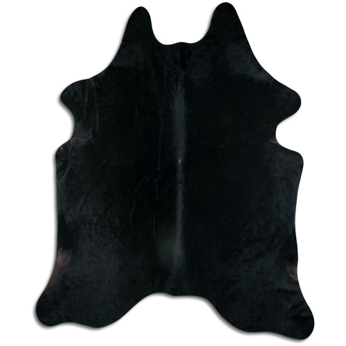 Schwarzes Kuhfell XXL