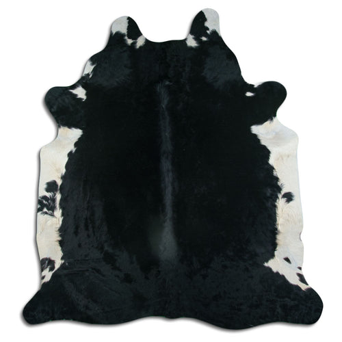 Schwarzes Kuhfell XXL
