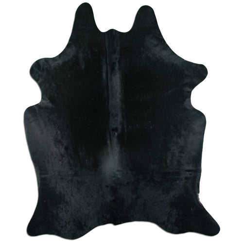 Schwarzes Kuhfell XL