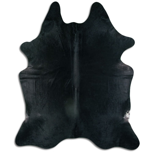 Schwarzes Kuhfell XXL