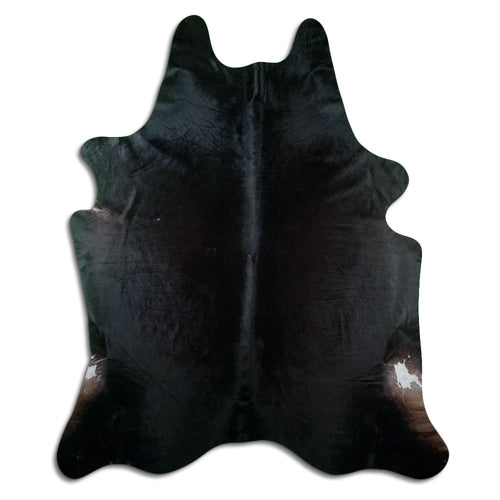 Schwarzes Kuhfell XXL