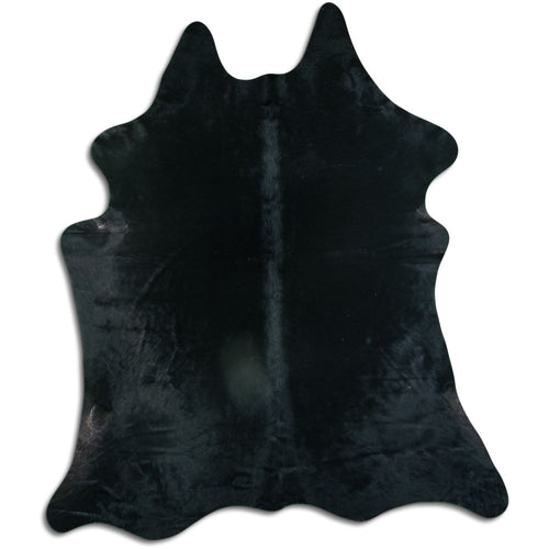 Schwarzes Kuhfell XXL