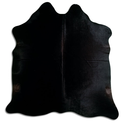 Schwarzes Kuhfell L
