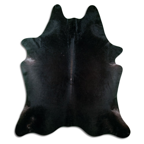 Schwarzes Kuhfell XXL