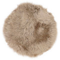 Lammfell-Sitzkissen, Mokka